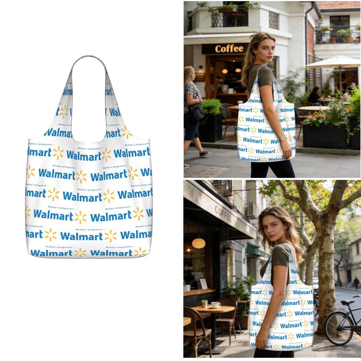 Walmart Shopping Tote Bag Canv - огляд і ціна Women Bags Walmart