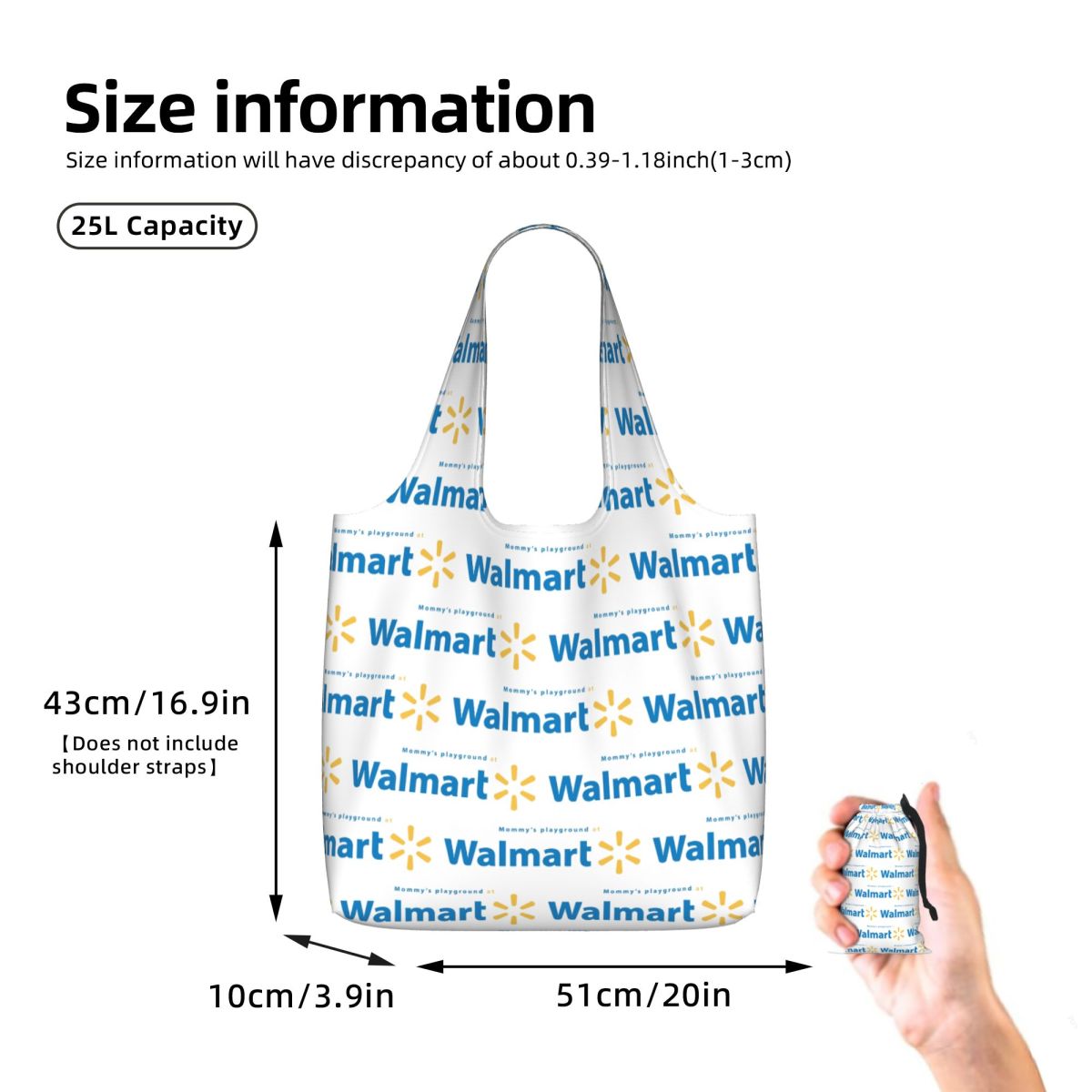 Walmart Shopping Tote Bag Canv - огляд і ціна Women Bags Walmart