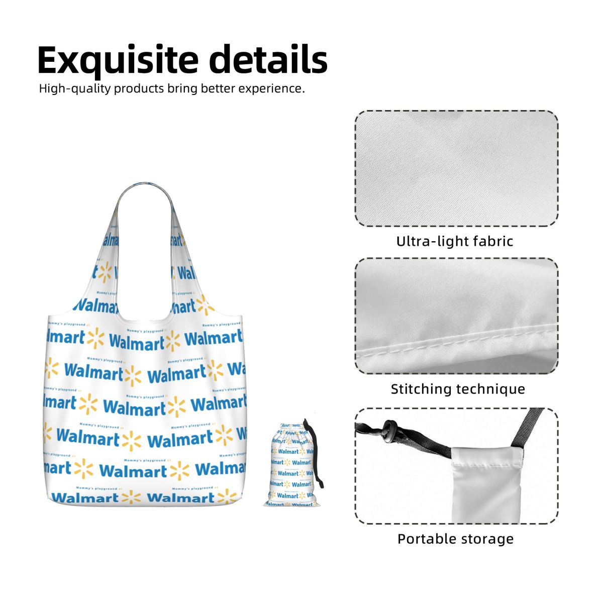 Walmart Shopping Tote Bag Canv - огляд і ціна Women Bags Walmart