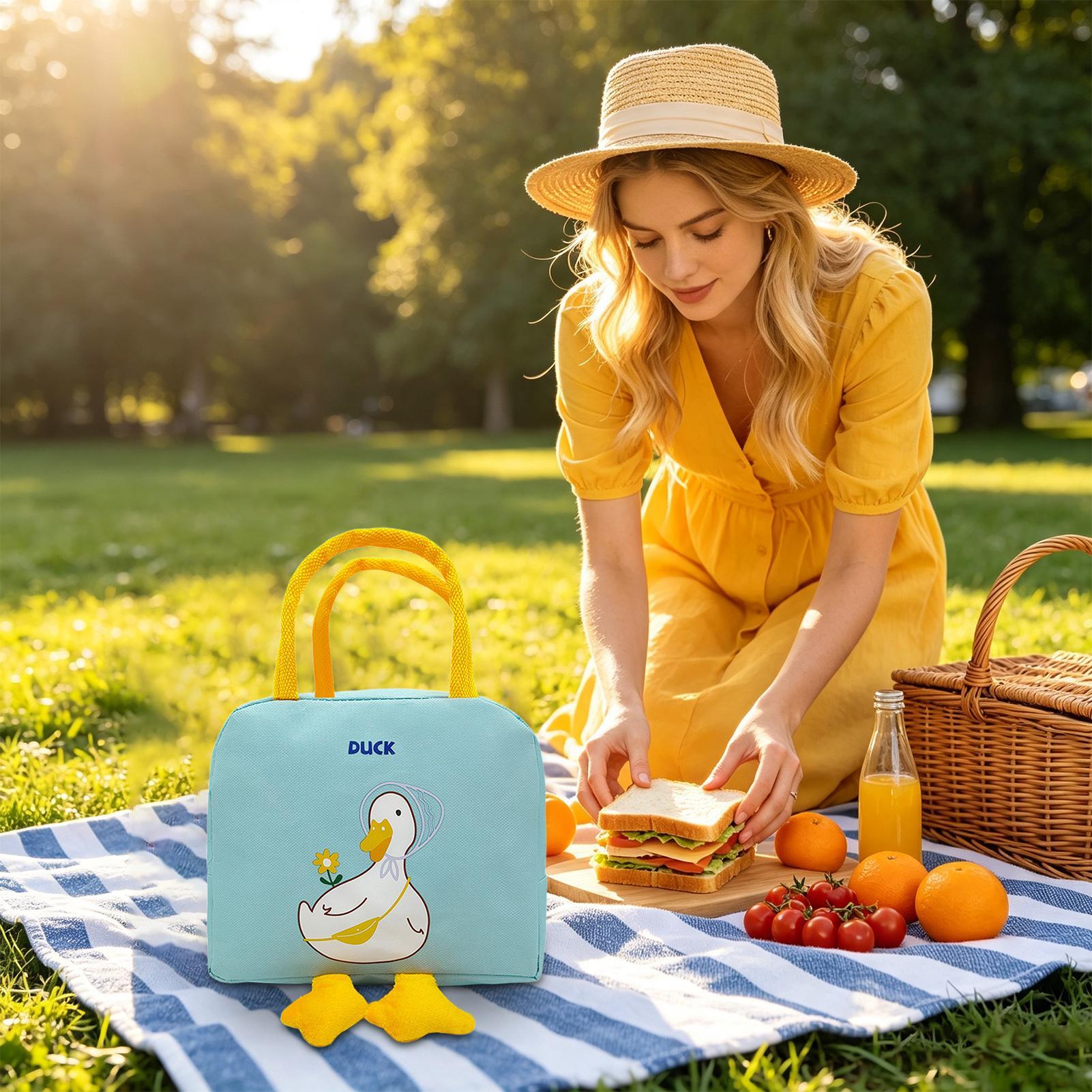 Lunch Bag Duck Design Cute Reu - огляд і ціна Women'S Work Bags Designer