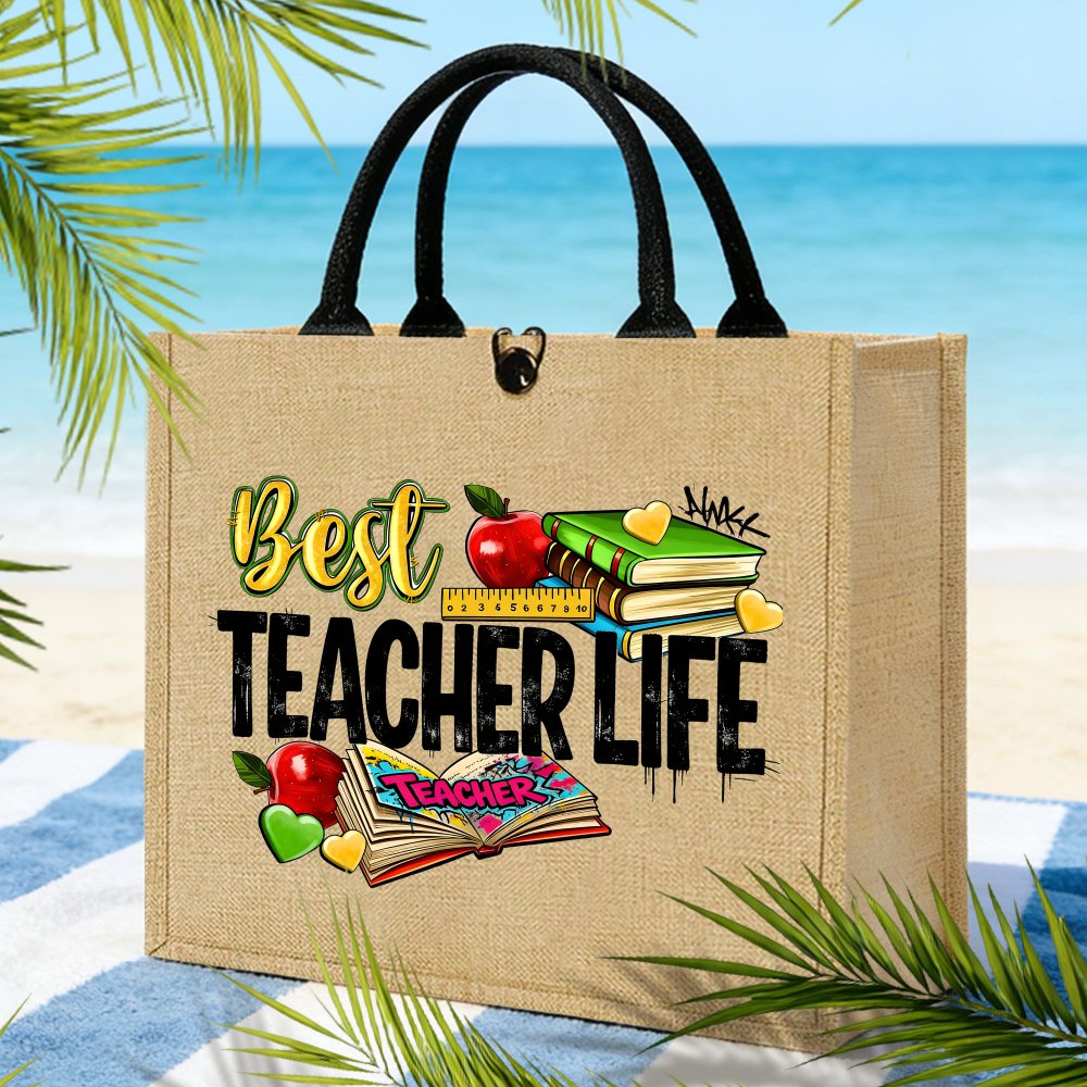1pc Tote Bag Versatile Use Gif - огляд і ціна Women Bags Jute