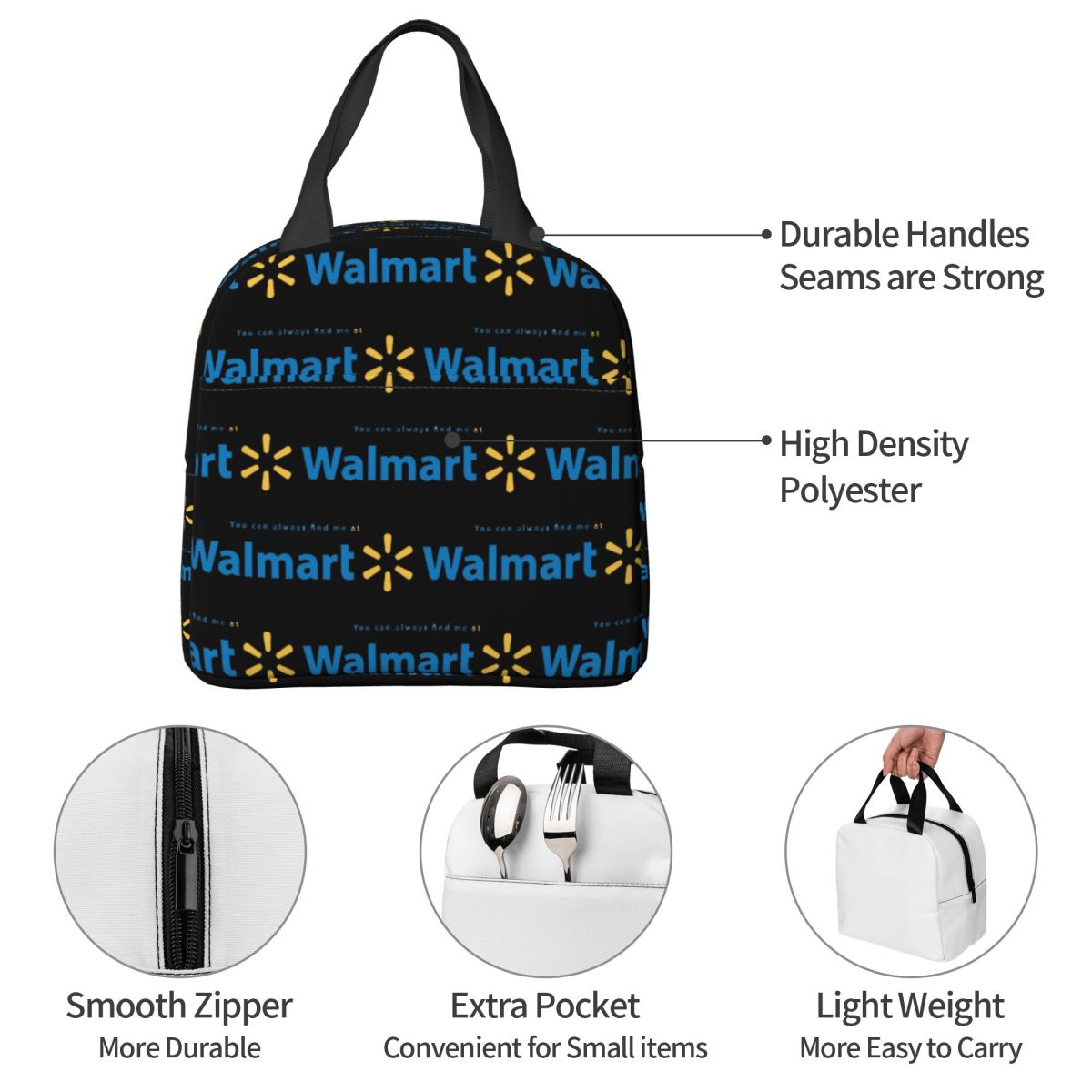 Walmart Insulated Lunch Bag fo - огляд і ціна Women Bags Walmart