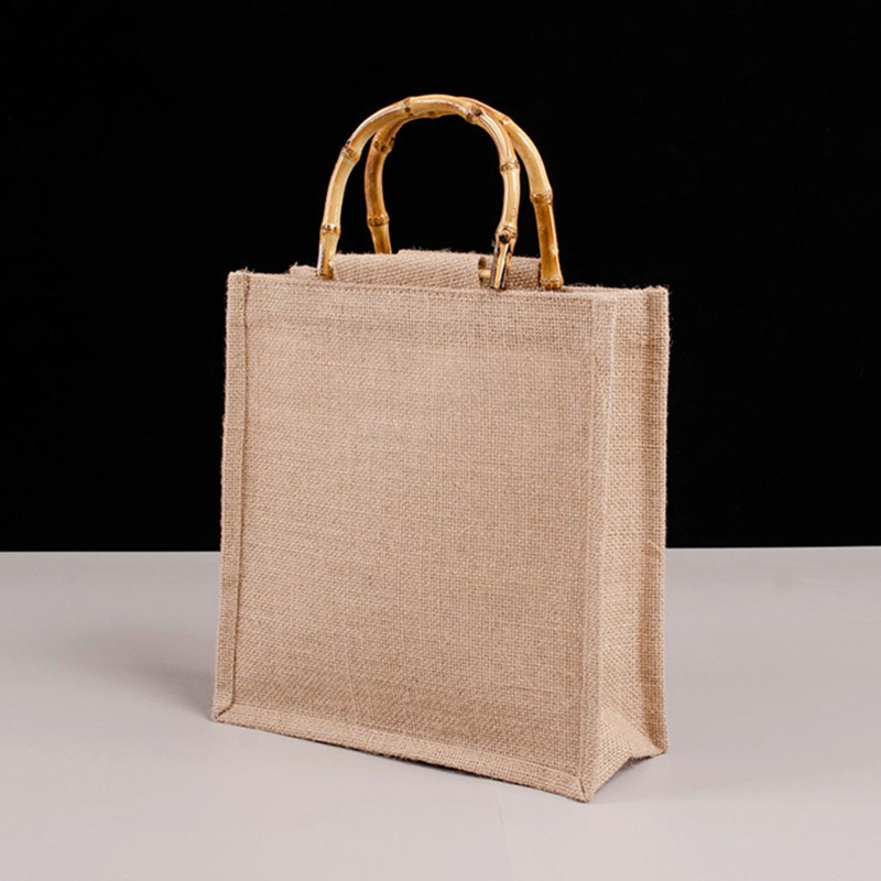 Portable Burlap Jute Shopping  - огляд і ціна Women Bags Jute
