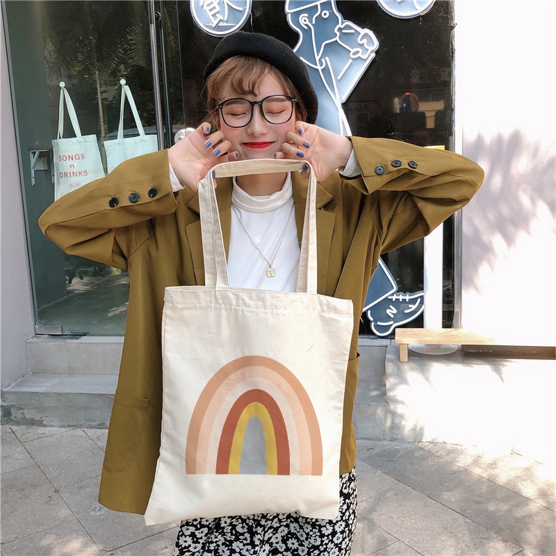Colorful Rainbow Design Tote B - огляд і ціна Women'S Work Bags Designer