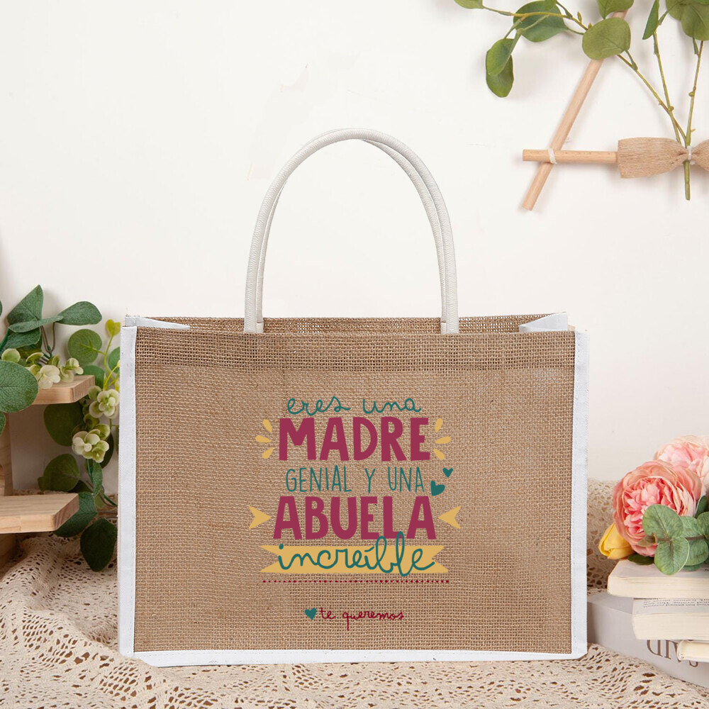 You Are A Great Mother and An  - огляд і ціна Women Bags Jute