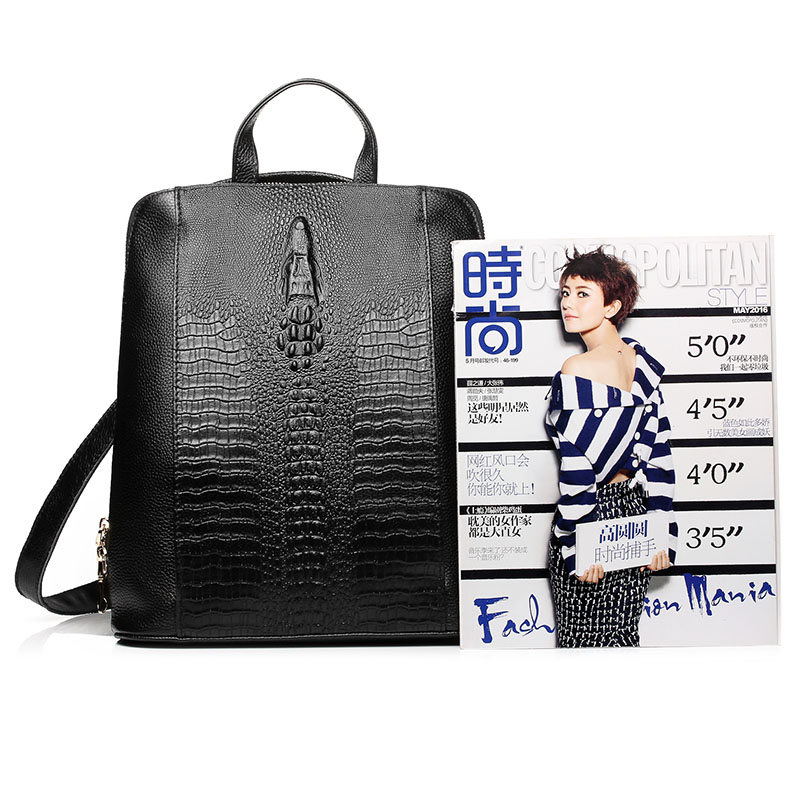 Zency Women's Crocodile Leathe - огляд і ціна Women Bags With Laptop Compartment